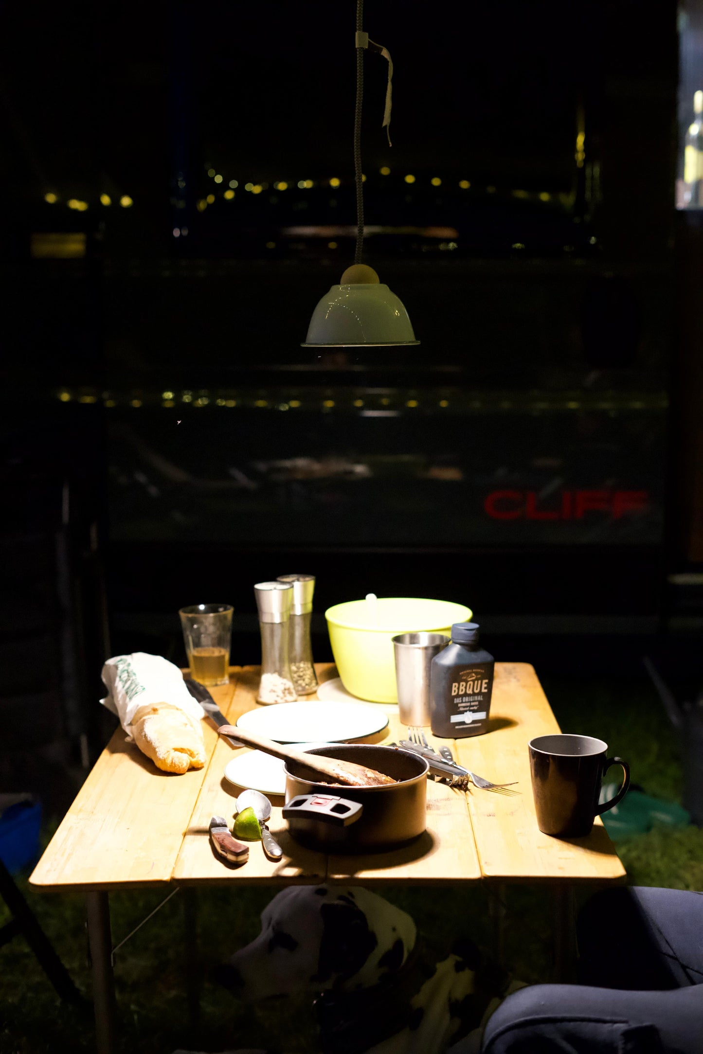 HYGGE-Licht Lapis USB-Hängeleuchte (Campervan/Balkon/Terrasse/Zelt)