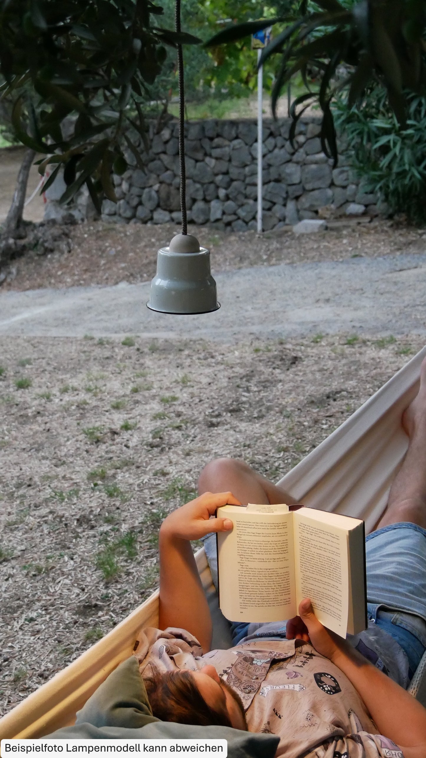 HYGGE-Licht Lapis USB-Hängeleuchte (Campervan/Balkon/Terrasse/Zelt)