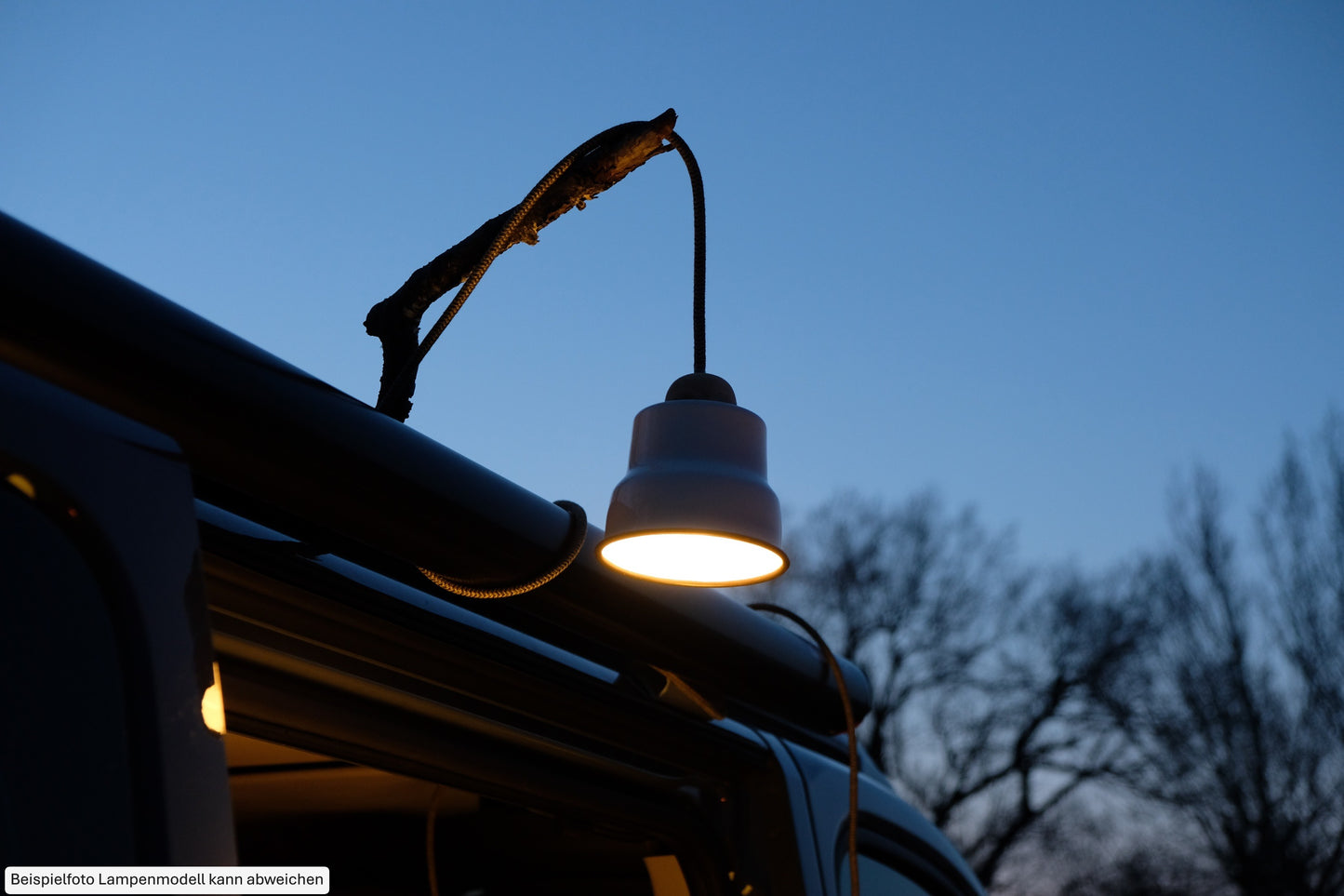 HYGGE-Licht Lapis USB-Hängeleuchte (Campervan/Balkon/Terrasse/Zelt)